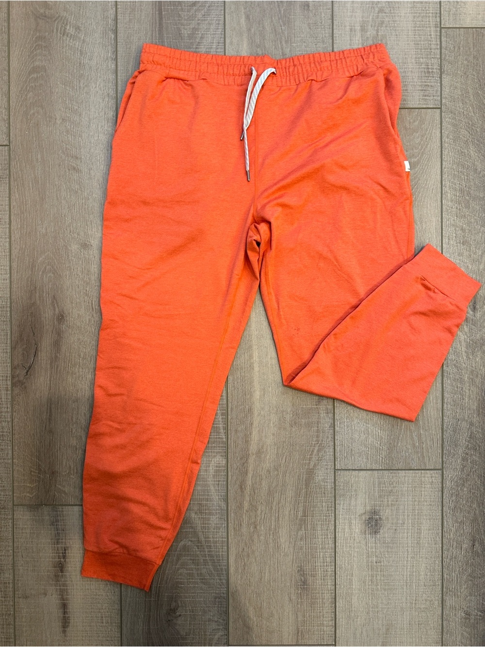 Vuori Orange Jogger Sweatpants with Drawstring